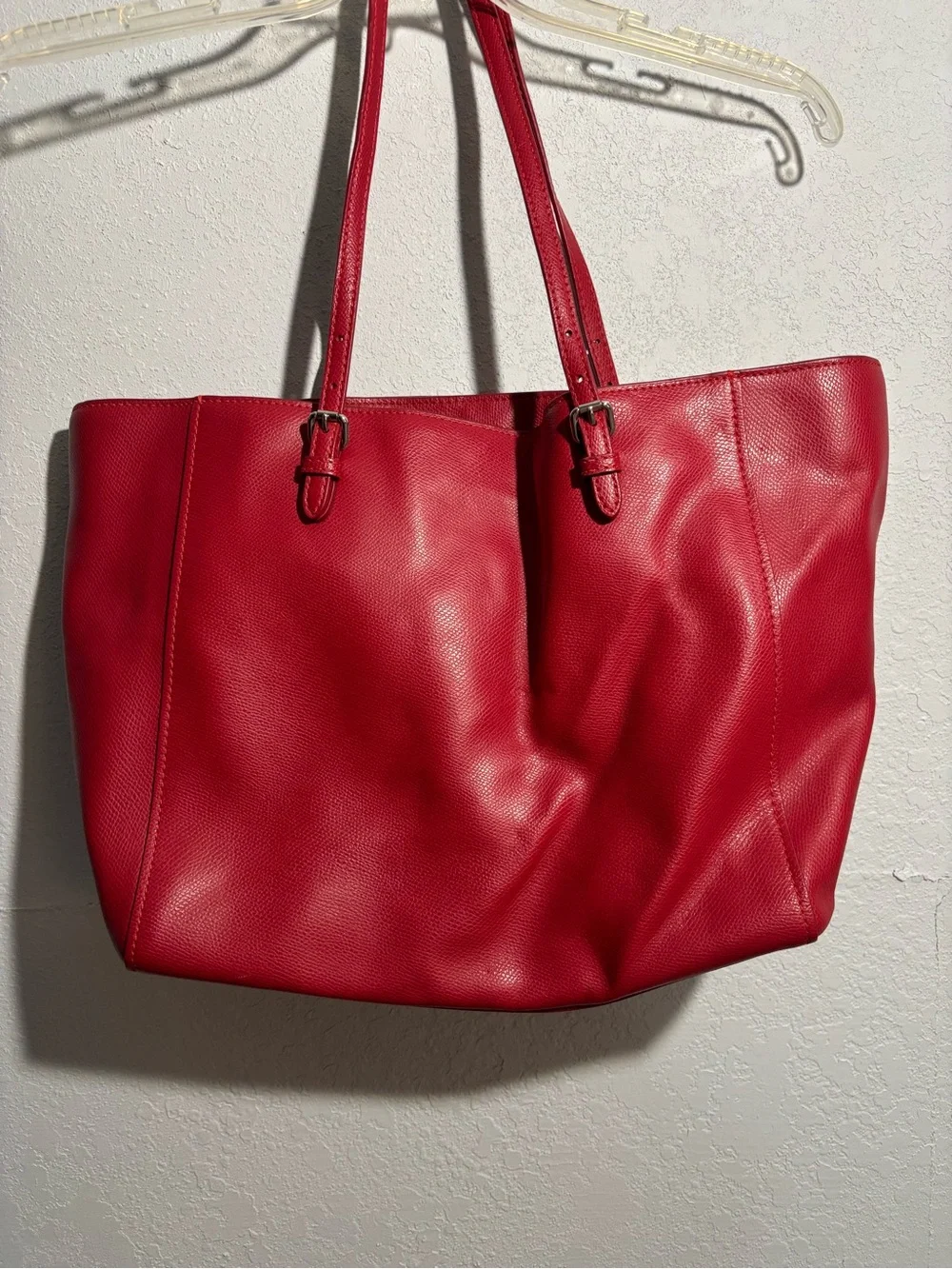 Coach Scarlet Crossgrain Leather Turnlock Tote